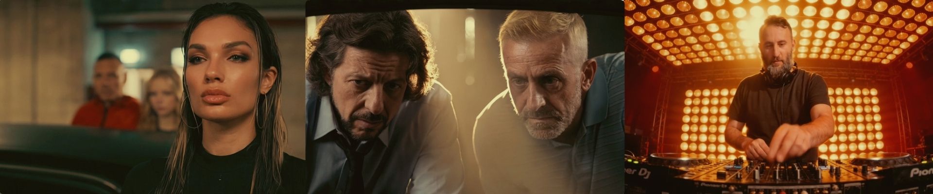 Stills from production