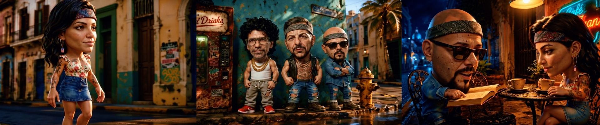 Gary Caos,Provenzano, Gabry Sangineto - Baila - Videoclip AI