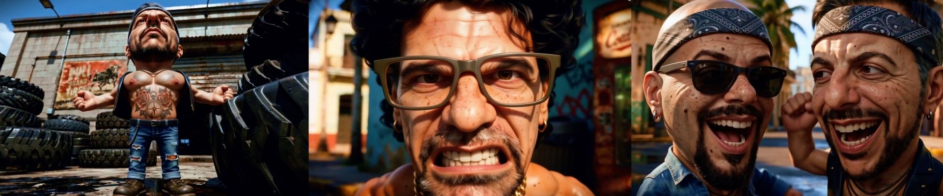 Gary Caos,Provenzano, Gabry Sangineto - Baila - Videoclip AI