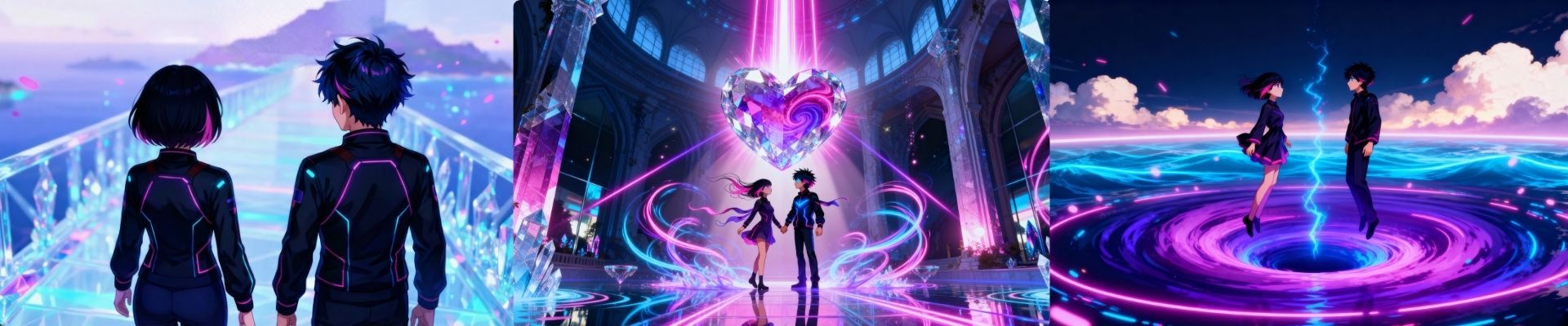 Stills from production