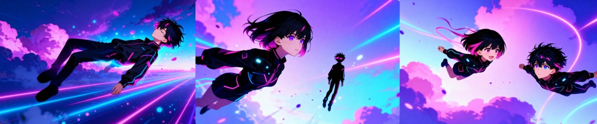 Stills from production