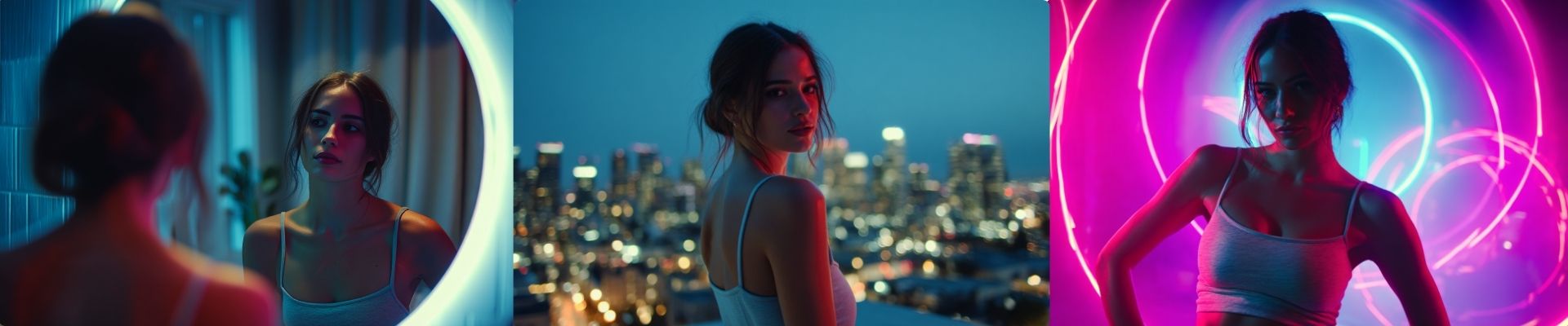 Stills from production