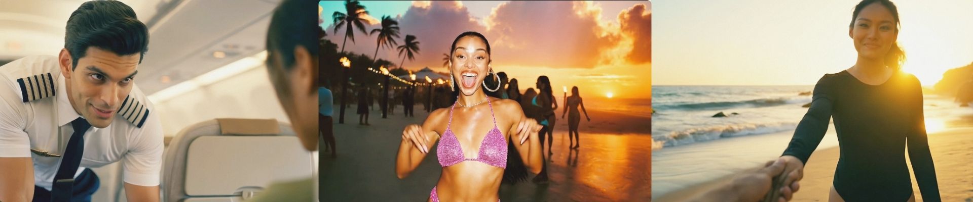 Stills from production