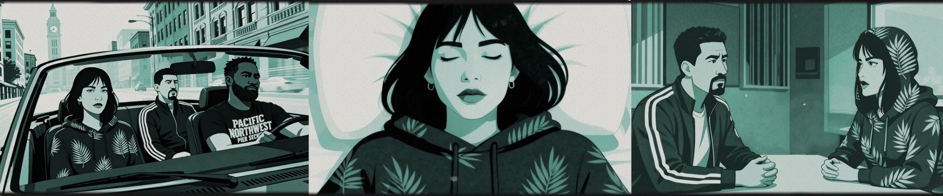 Stills from production