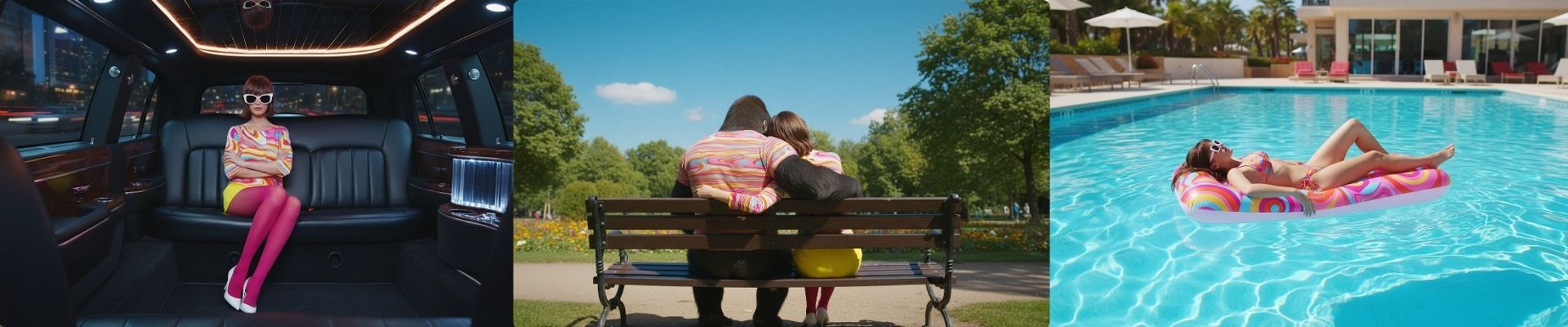 Stills from production