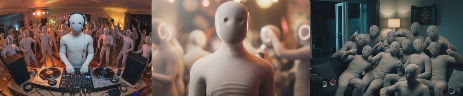 Stills from production