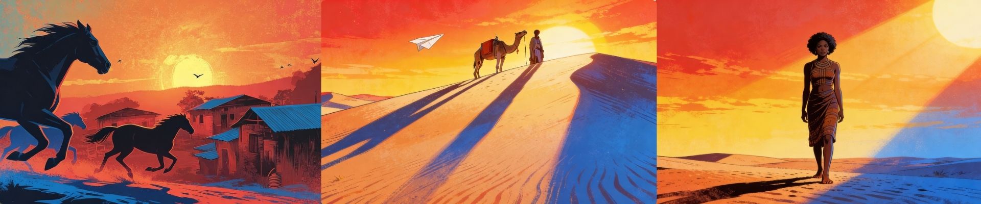 Stills from production