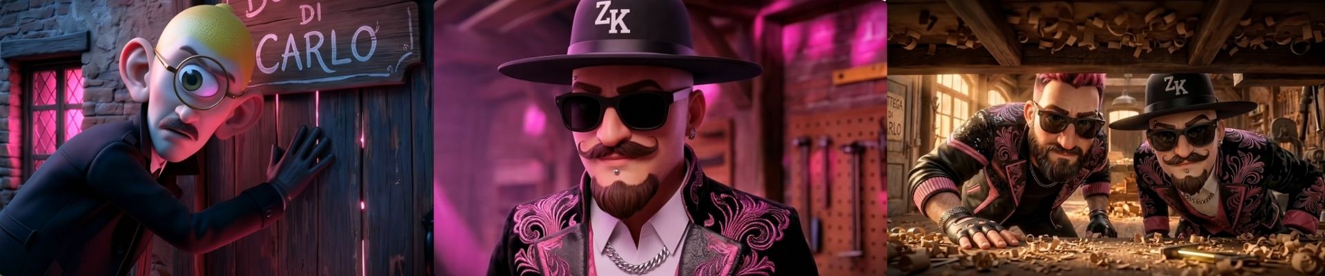 ZIGHI&KOMA - ERO IN BOTTEGA - Videoclip AI