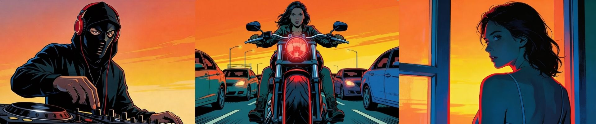 Stills from production